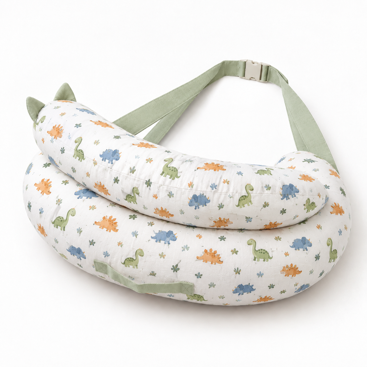 Reliefeed nursing pillow - dinosaur print colorway