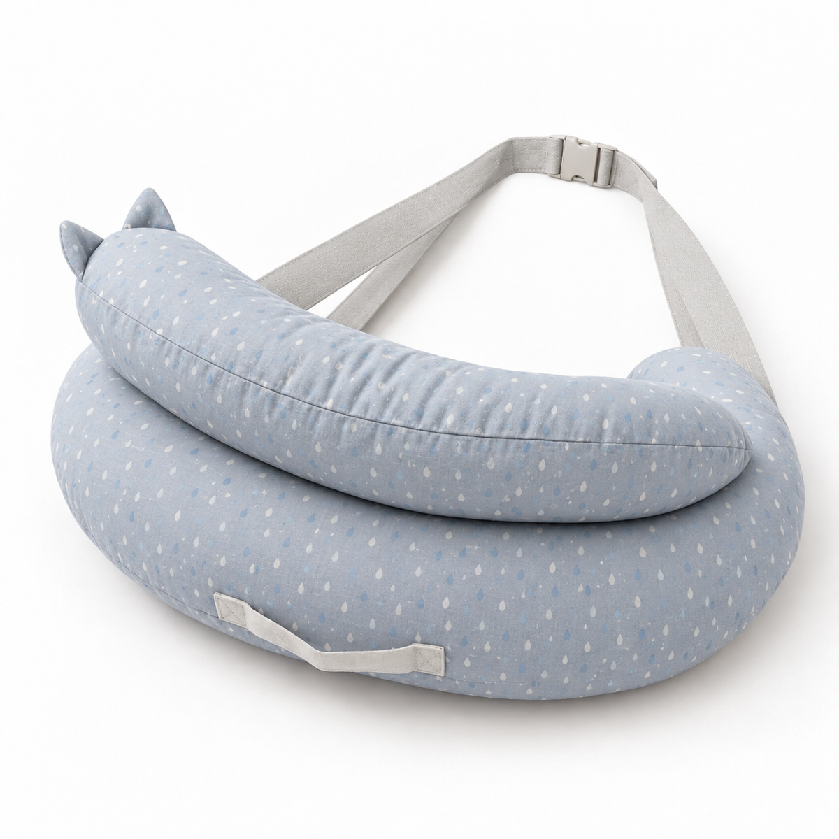 Reliefeed nursing pillow - raindrop print colorway